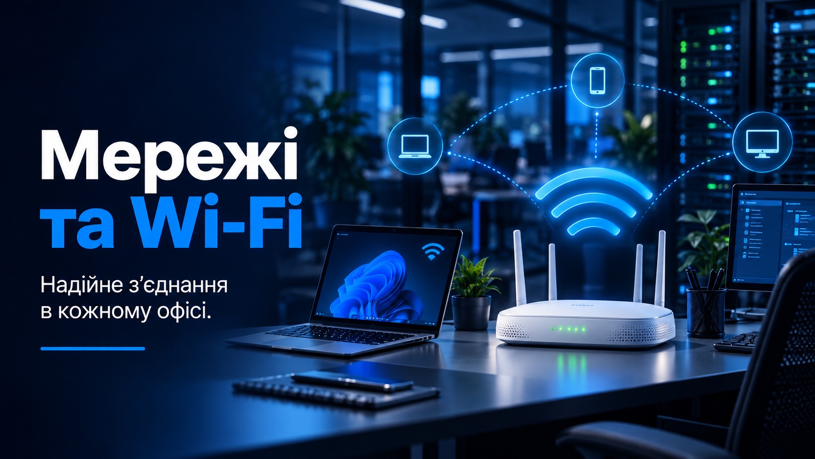 Мережі та Wi-Fi